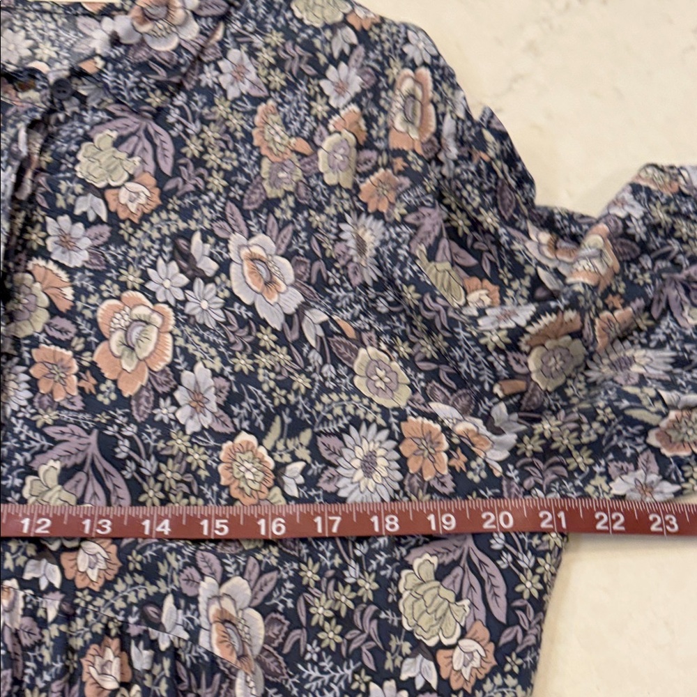 NATURAL LIFE Blue Floral Maxi Dress - Picture 8 of 11